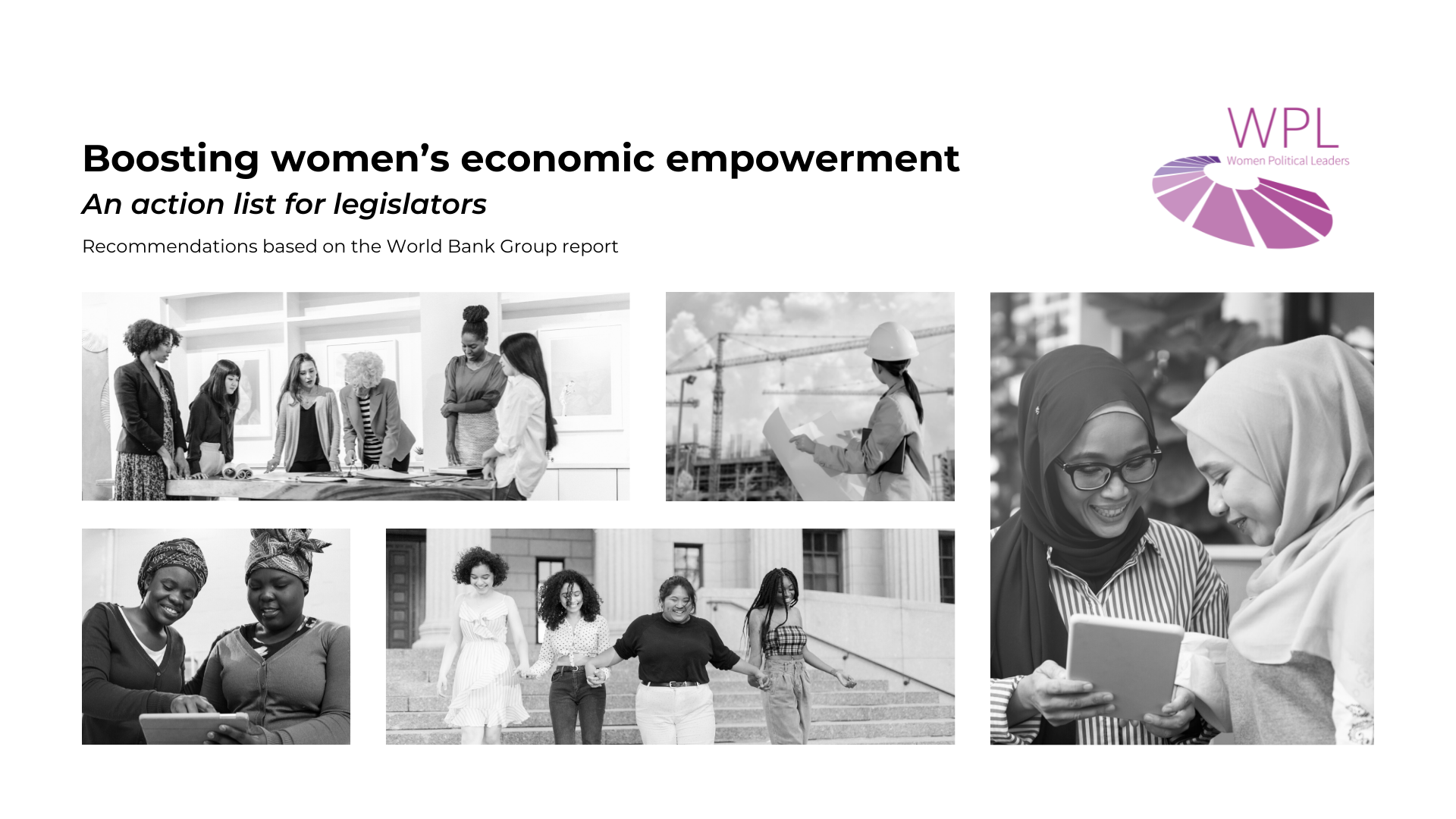 Boosting women’s economic empowerment: An action list for legislators ...